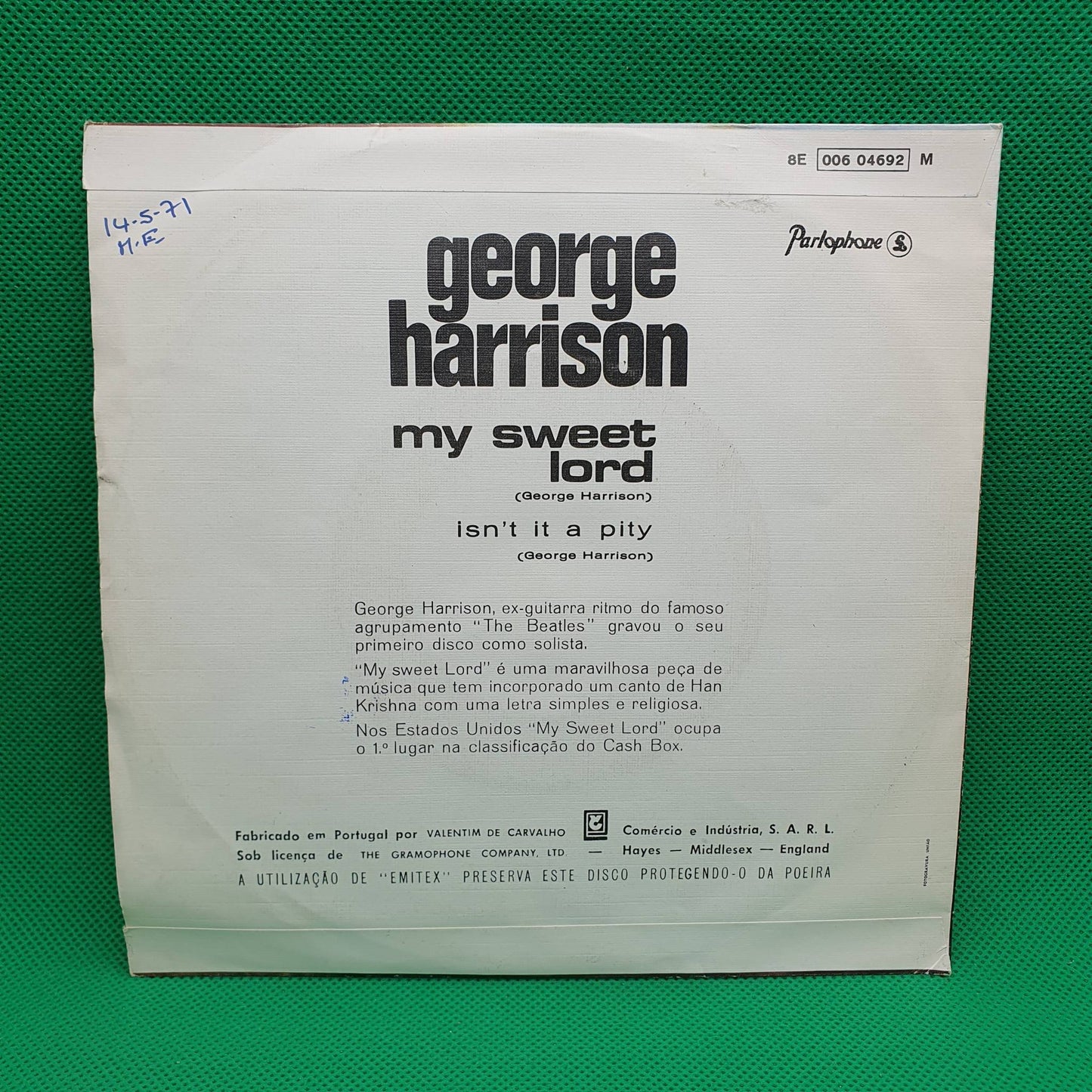 George Harrison – My Sweet Lord