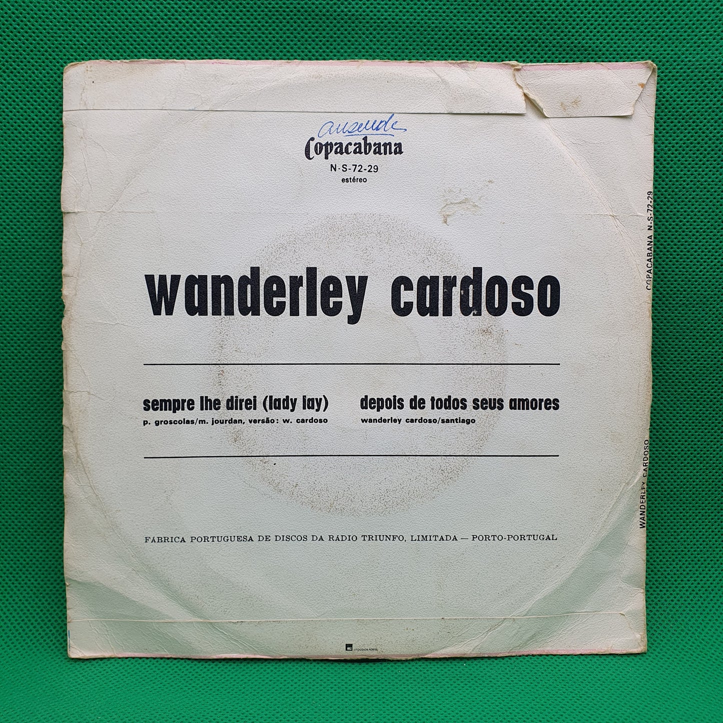 Wanderley Cardoso – Sempre Lhe Direi (Lady Lay)