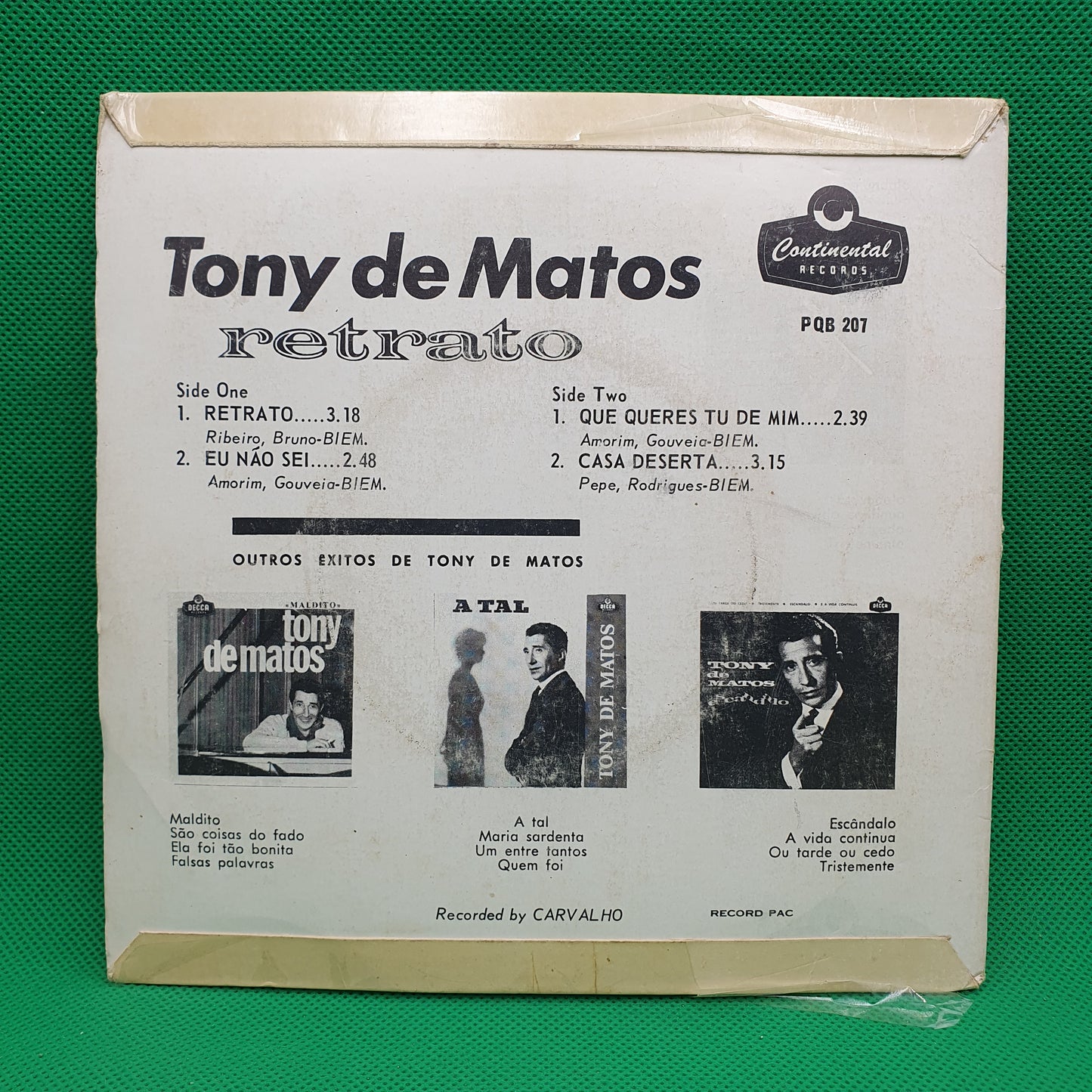 Tony De Matos – Retrato