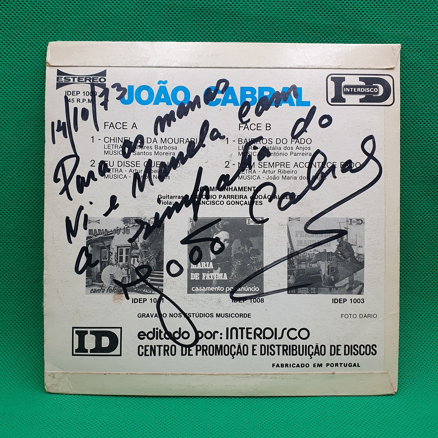 João Cabral – Chinelas Da Mouraria