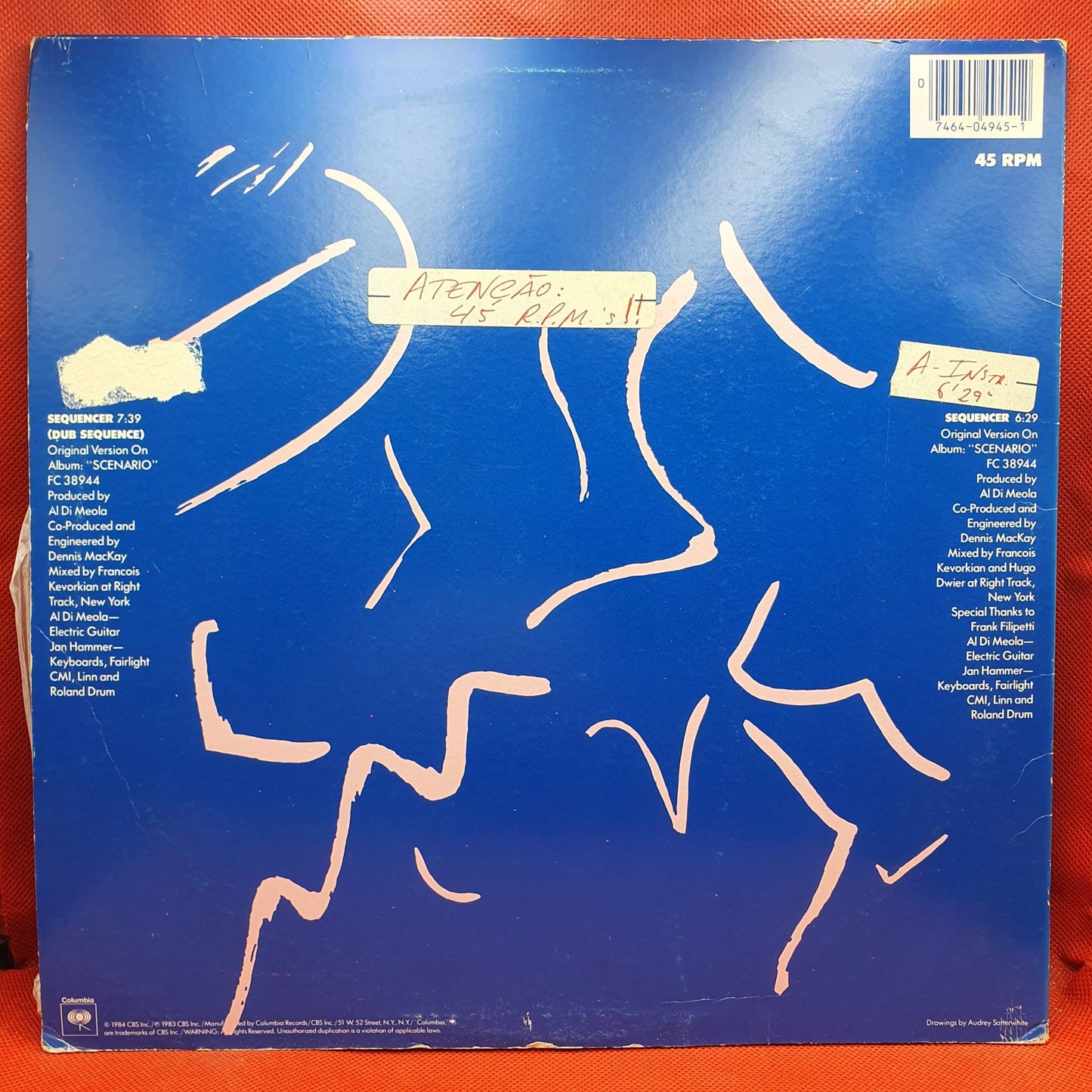 Al Di Meola – Sequencer (Special 12" Mixes)