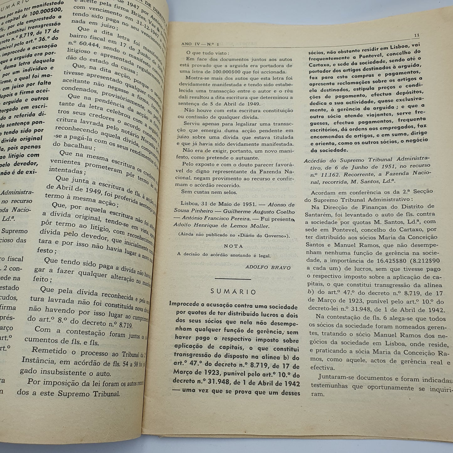 Revista de Direito Fiscal - Nº1 Outubro 1951