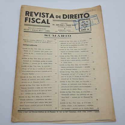 Revista de Direito Fiscal - Nº2 Novembro 1951