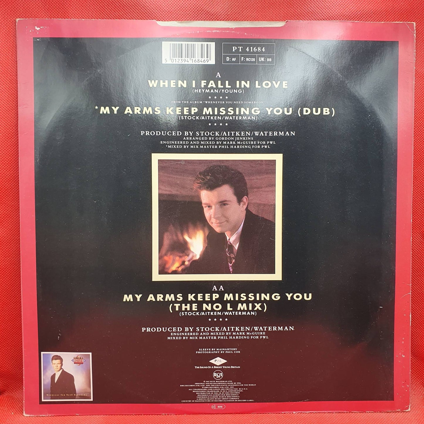 Rick Astley ‎– When I Fall In Love / My Arms Keep Missing You