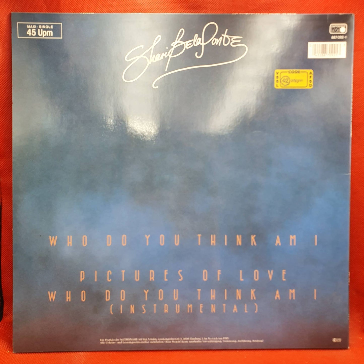 Shari Belafonte ‎– Who Do You Think Am I