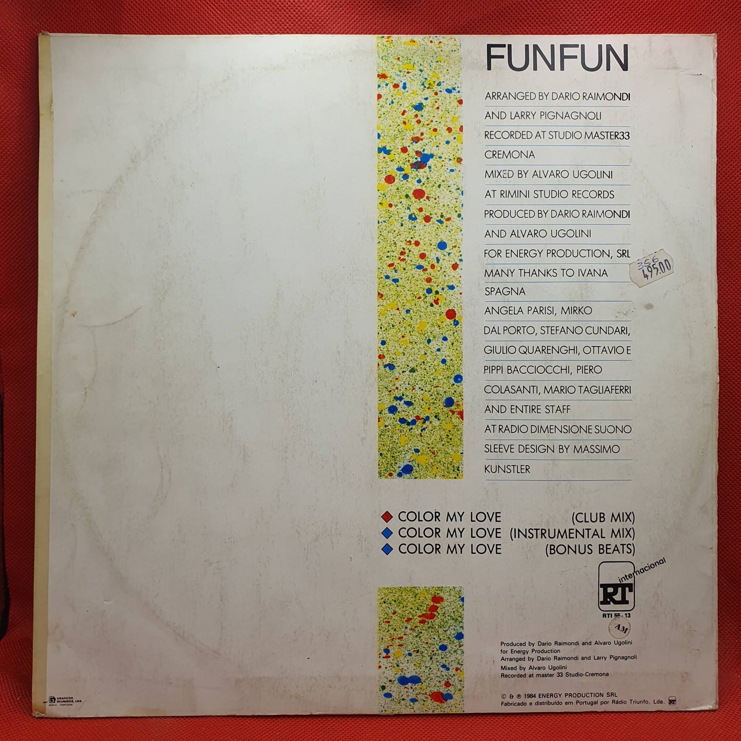 Fun Fun ‎– Color My Love