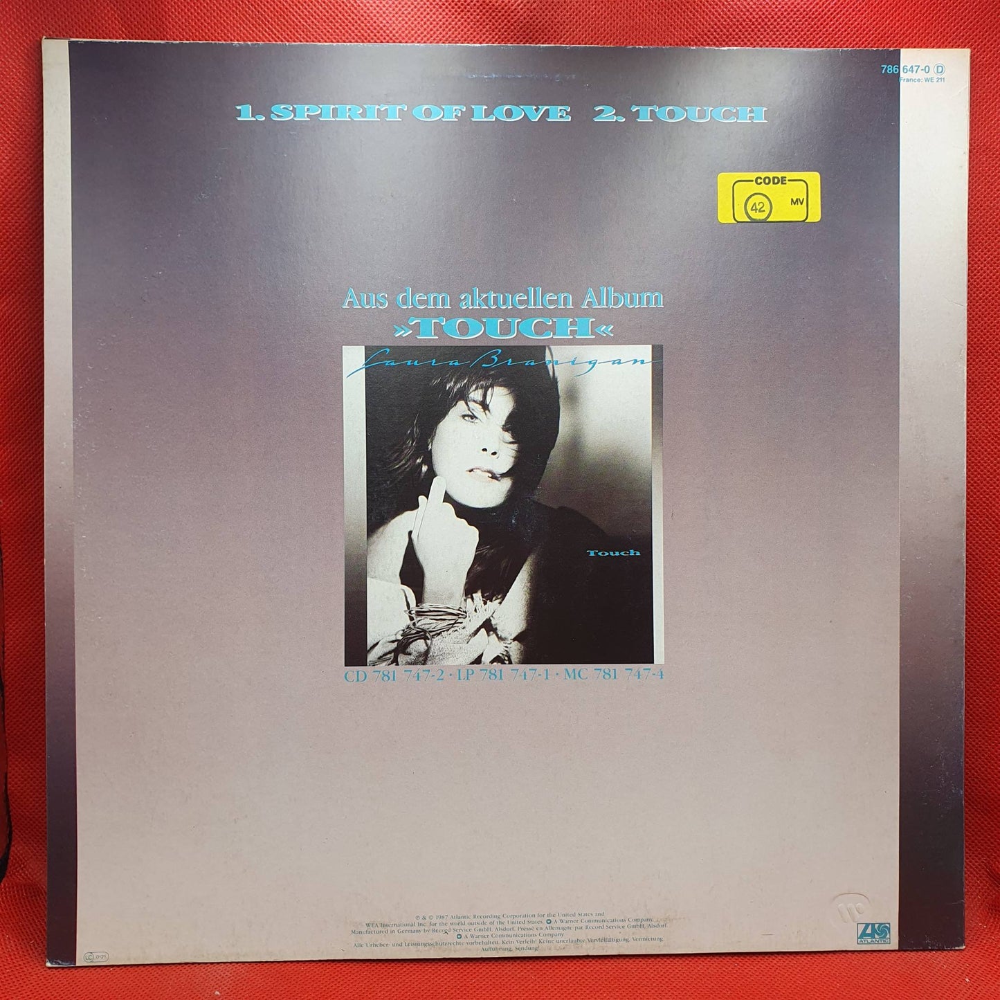 Laura Branigan ‎– Spirit Of Love