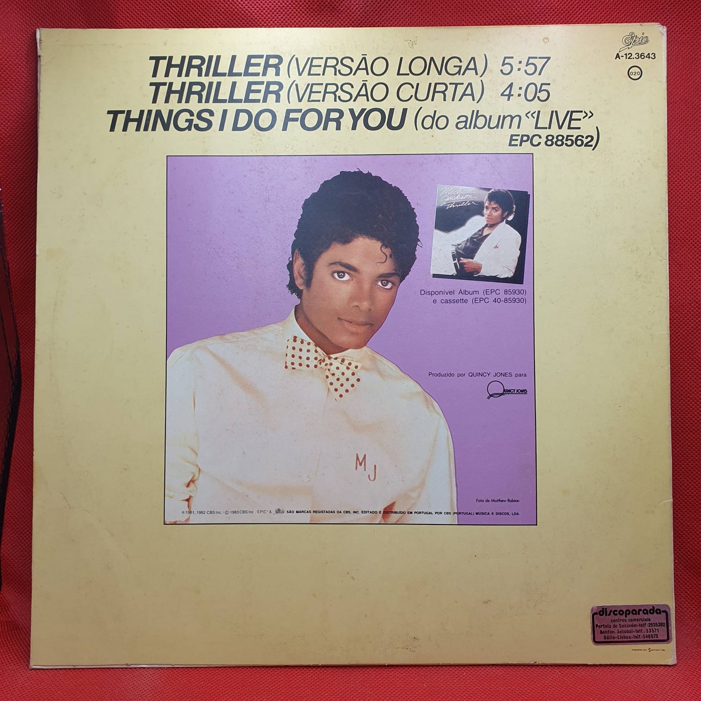 Michael Jackson ‎– Thriller