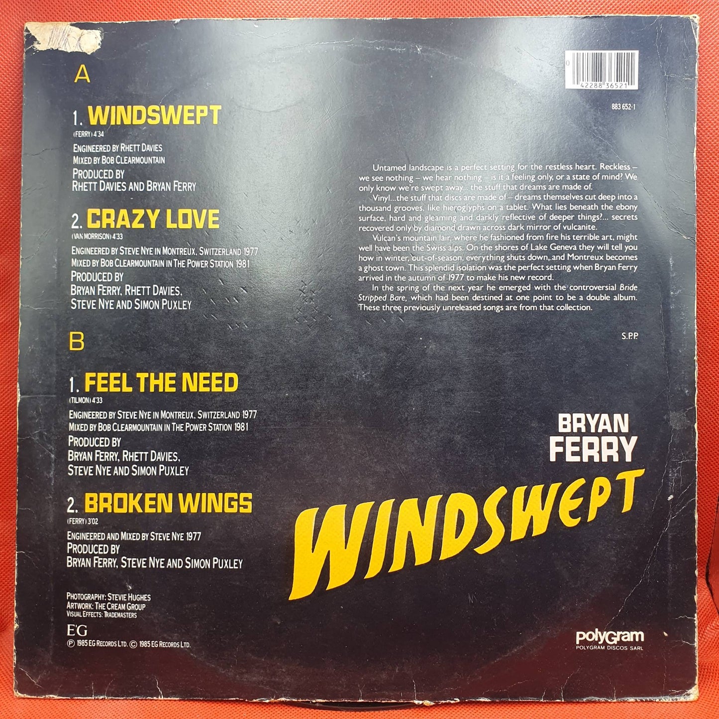 Bryan Ferry ‎– Windswept