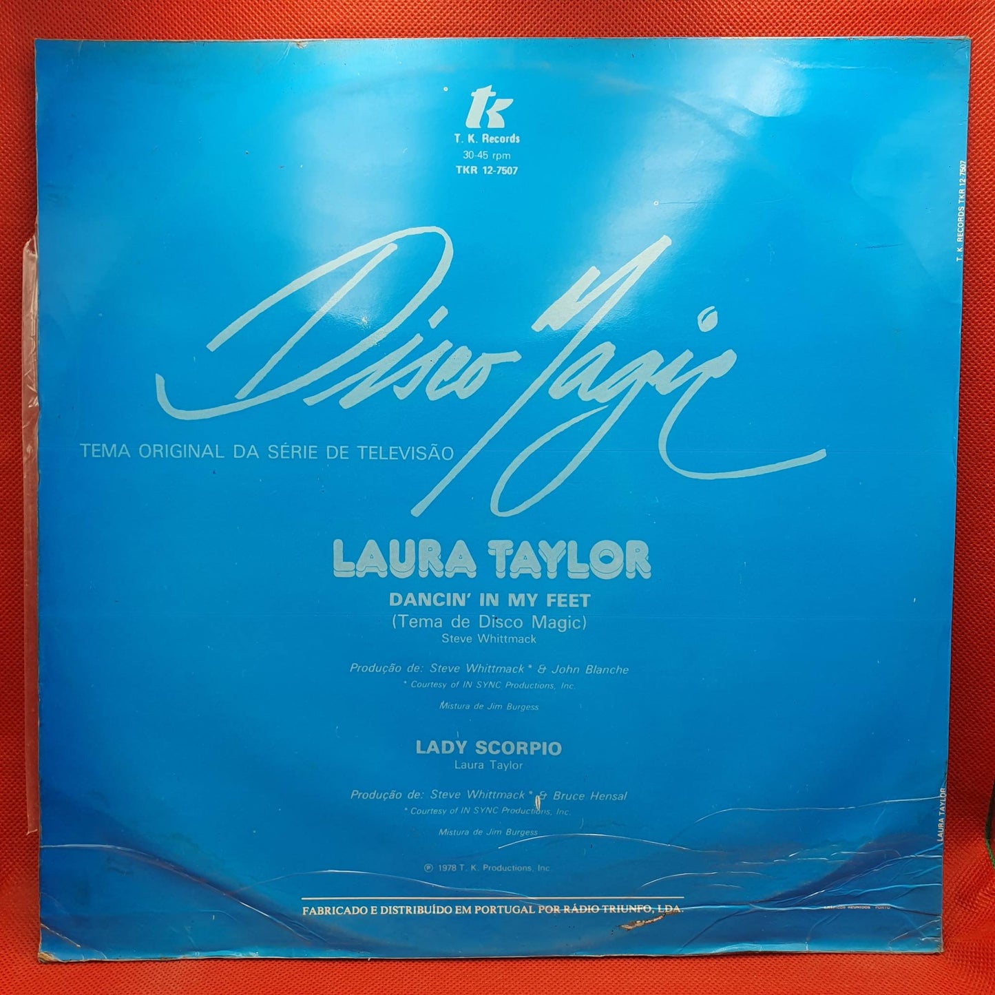 Laura Taylor ‎– Dancin' In My Feet (Theme From Disco Magic) / Lady Scorpio