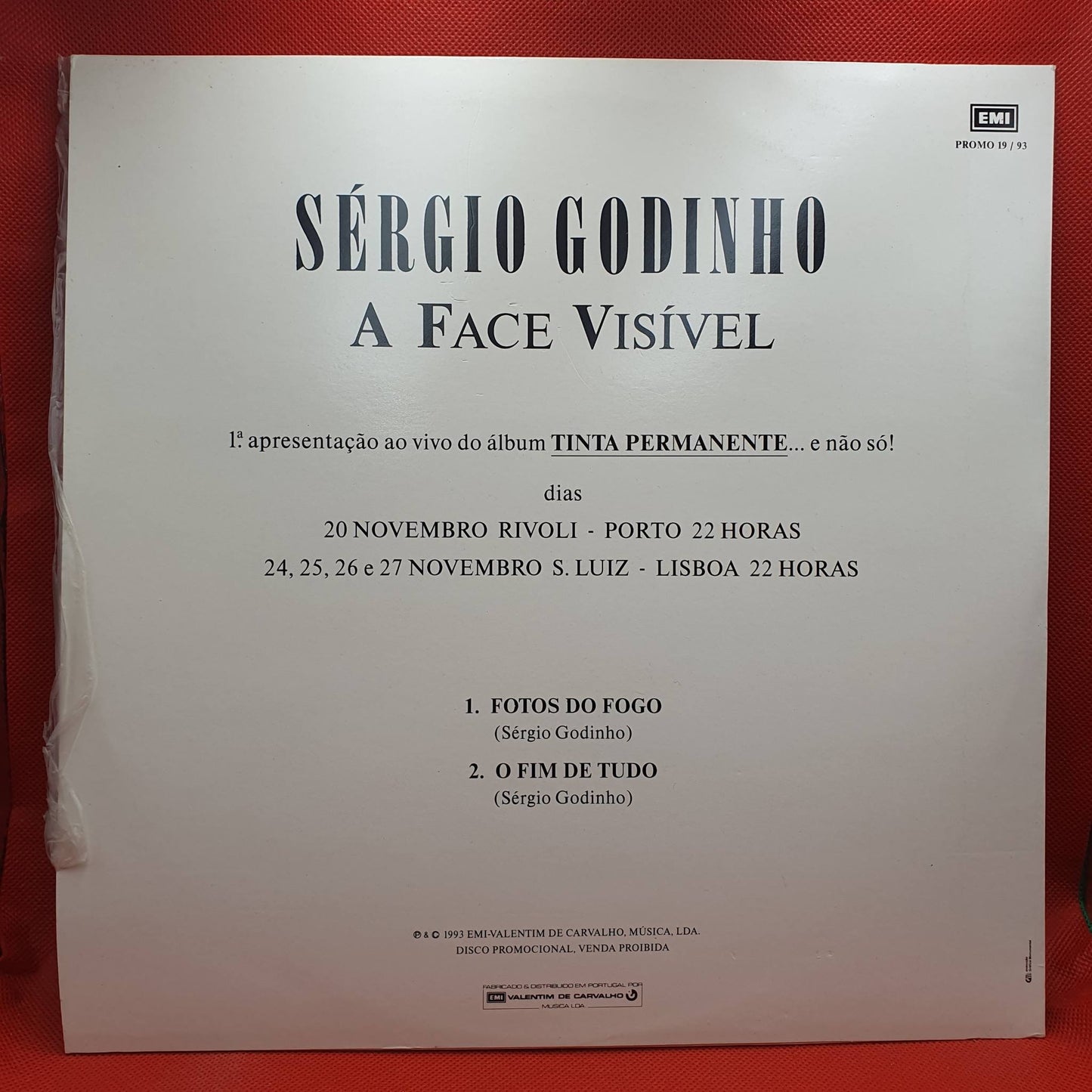 Sérgio Godinho ‎– A Face Visível