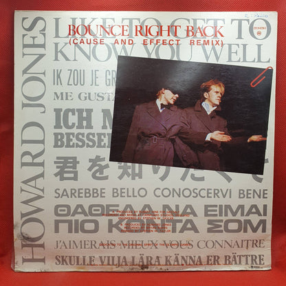 Howard Jones ‎– Like To Get To Know You Well
