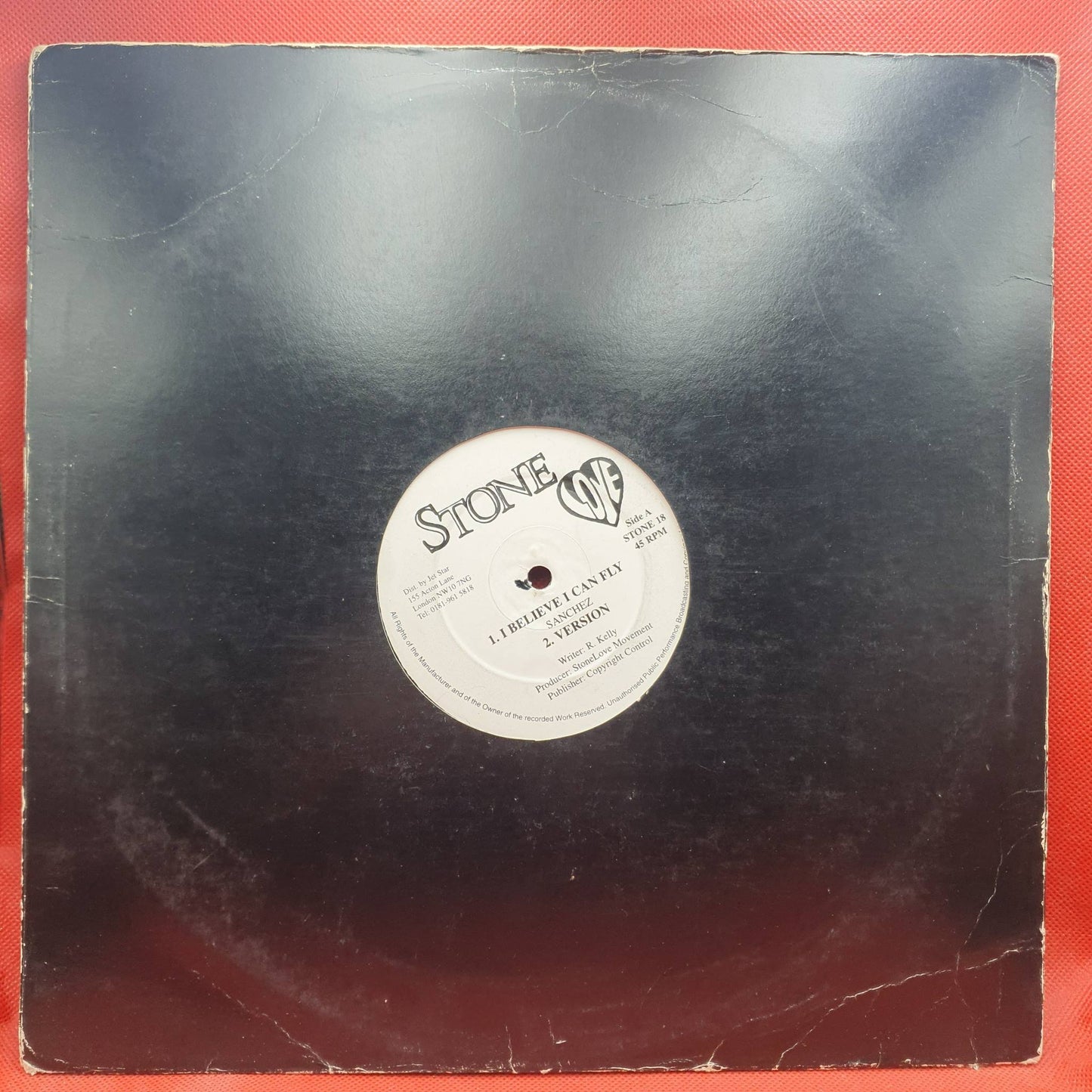Sanchez / Jah Screw ‎– I Believe I Can Fly / Version