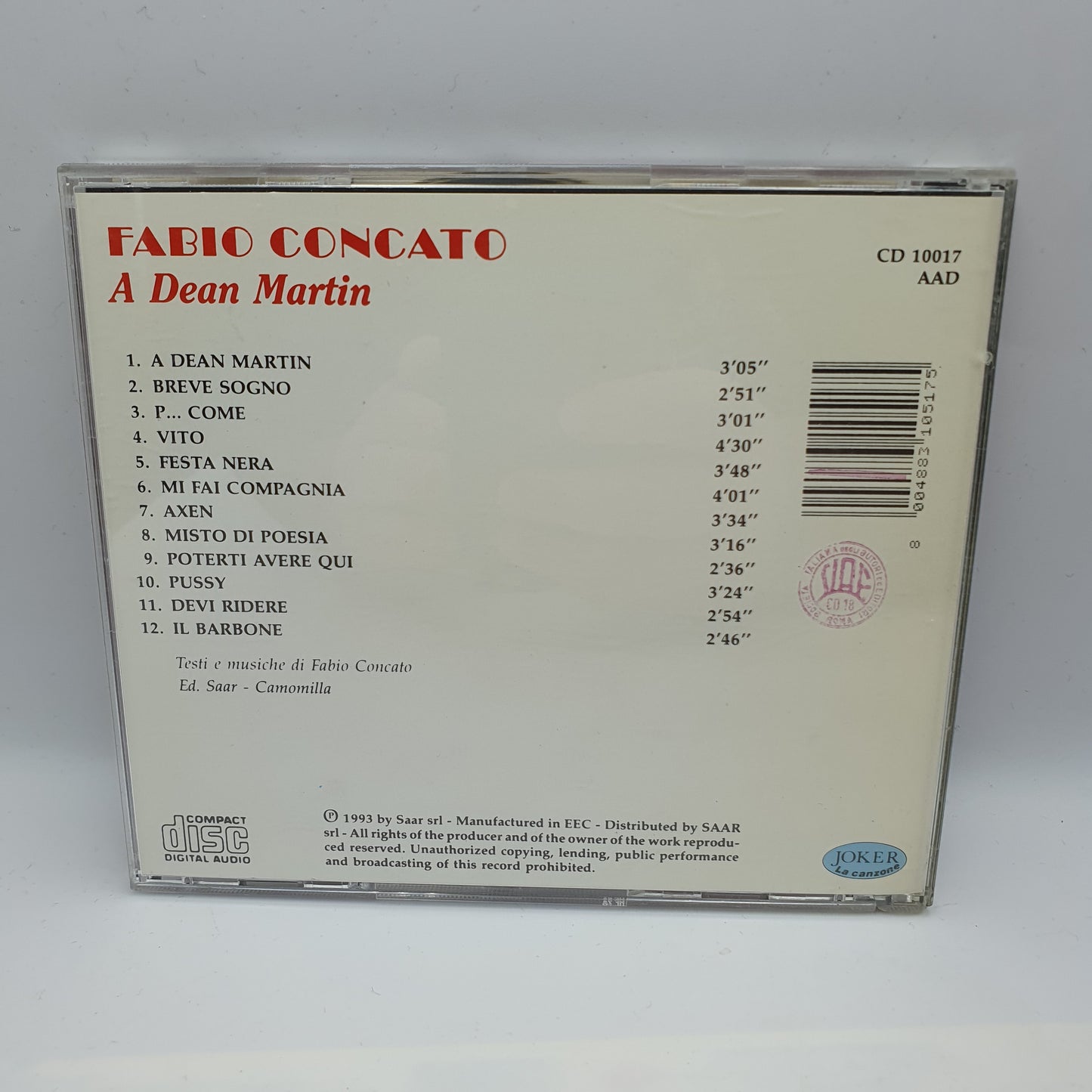 Fabio Concato – A Dean Martin