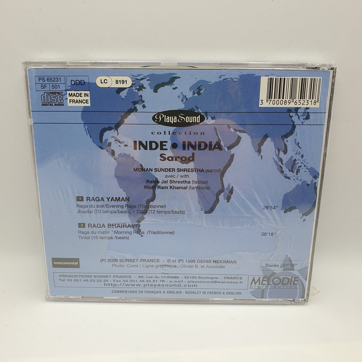 Mohan Sundar Shrestha – India: Sarod