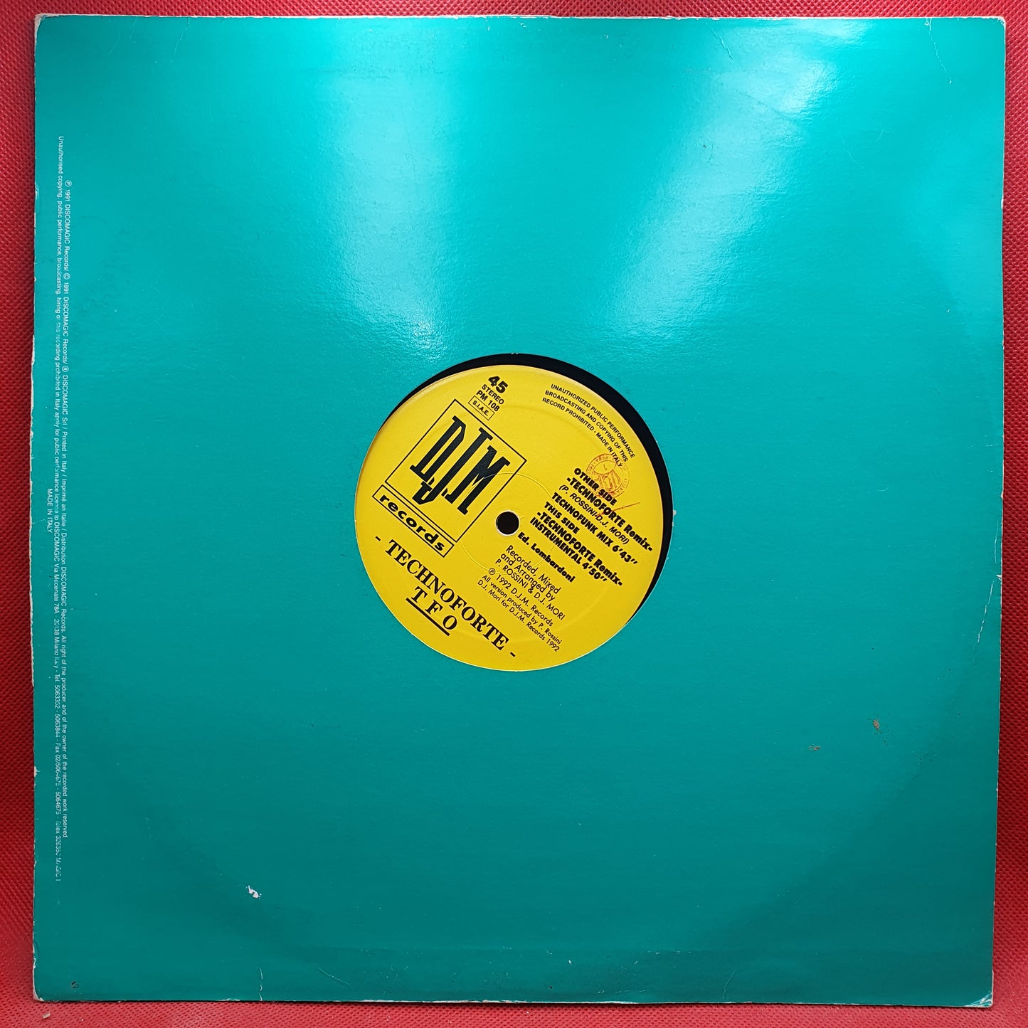 T.F.O. ‎– Technoforte Remix