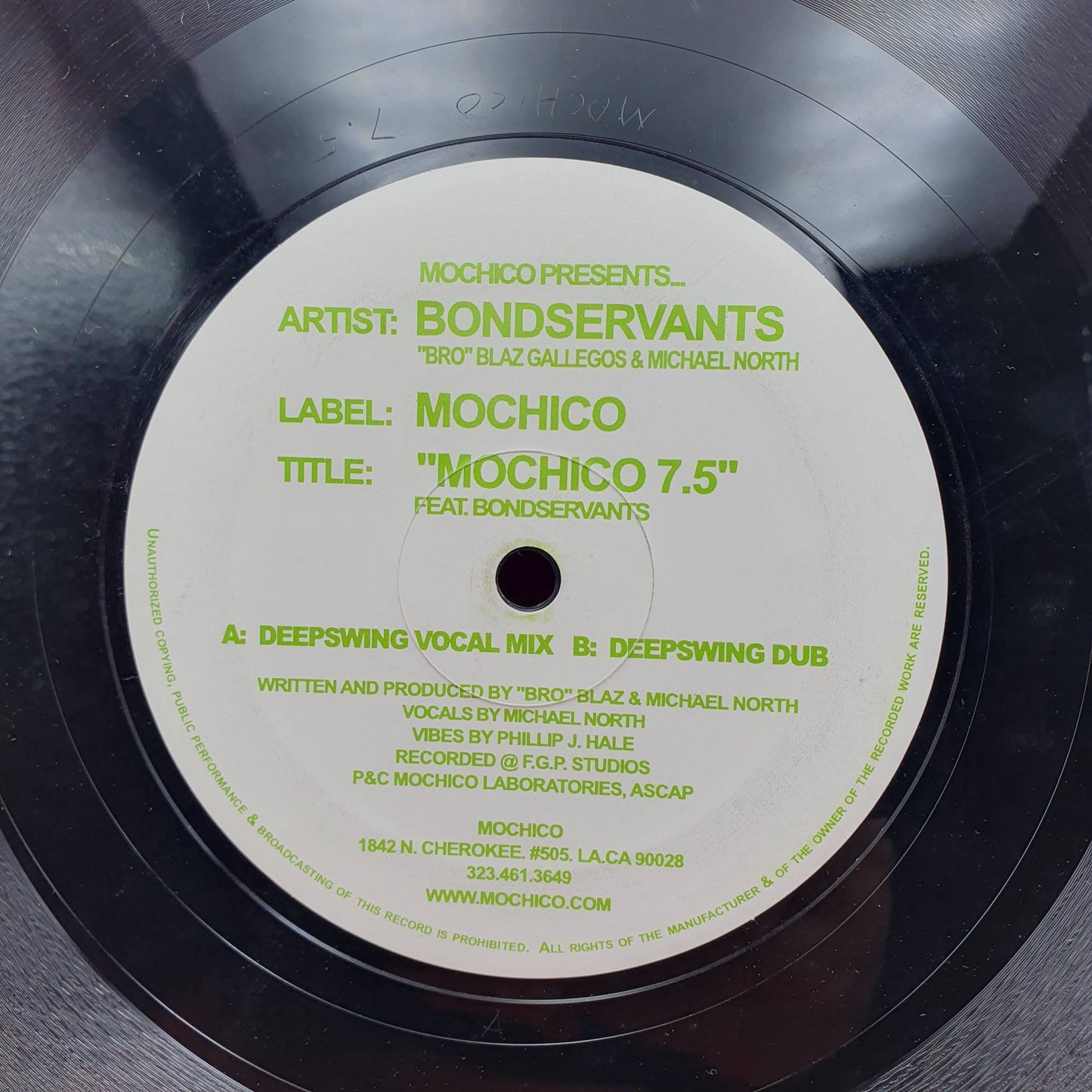 Bondservants ‎– Mochico 7.5