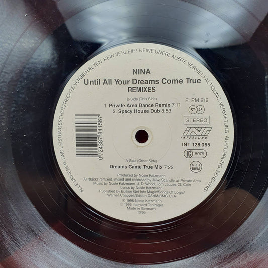 Nina ‎– Until All Your Dreams Come True (Remixes)