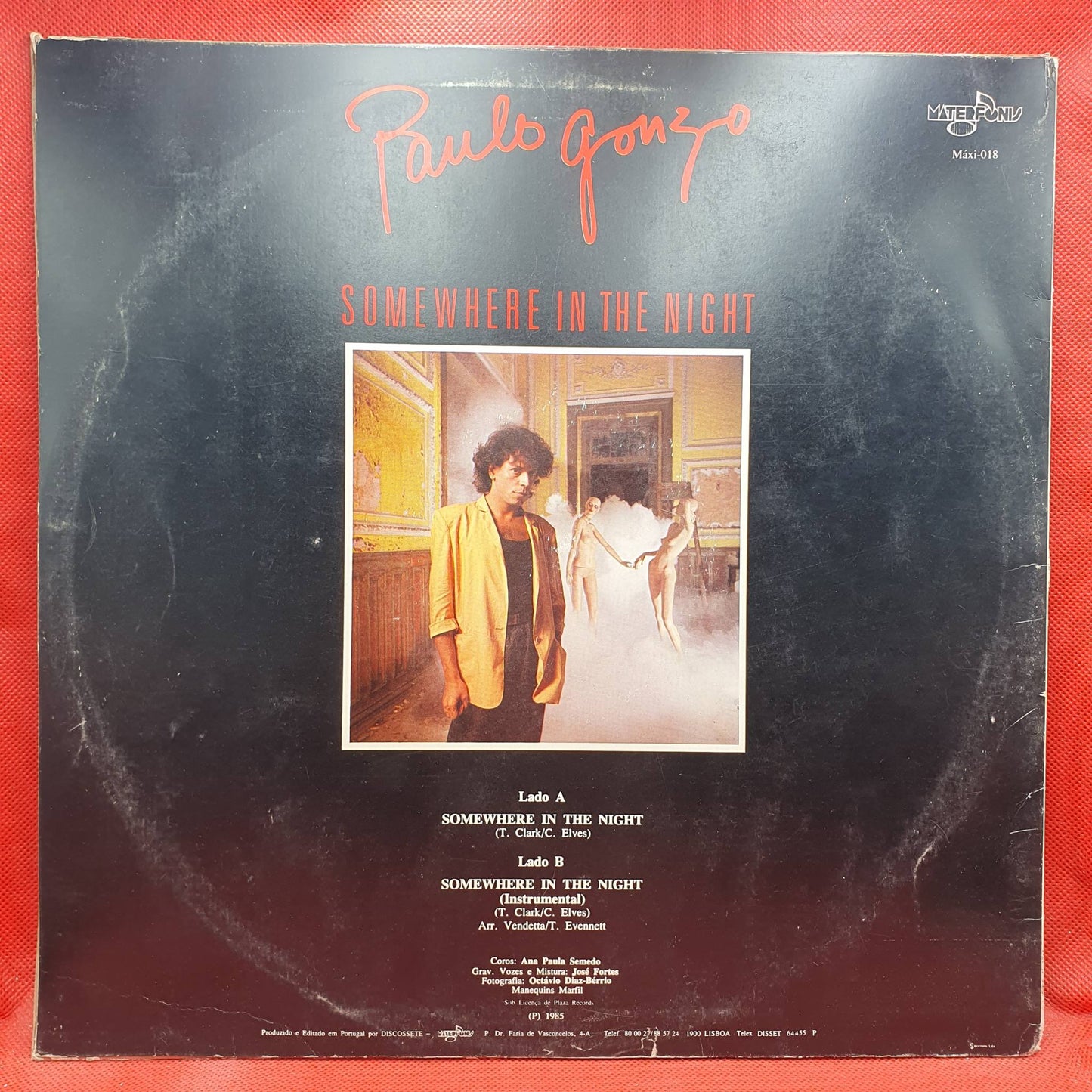 Paulo Gonzo ‎– Somewhere In The Night