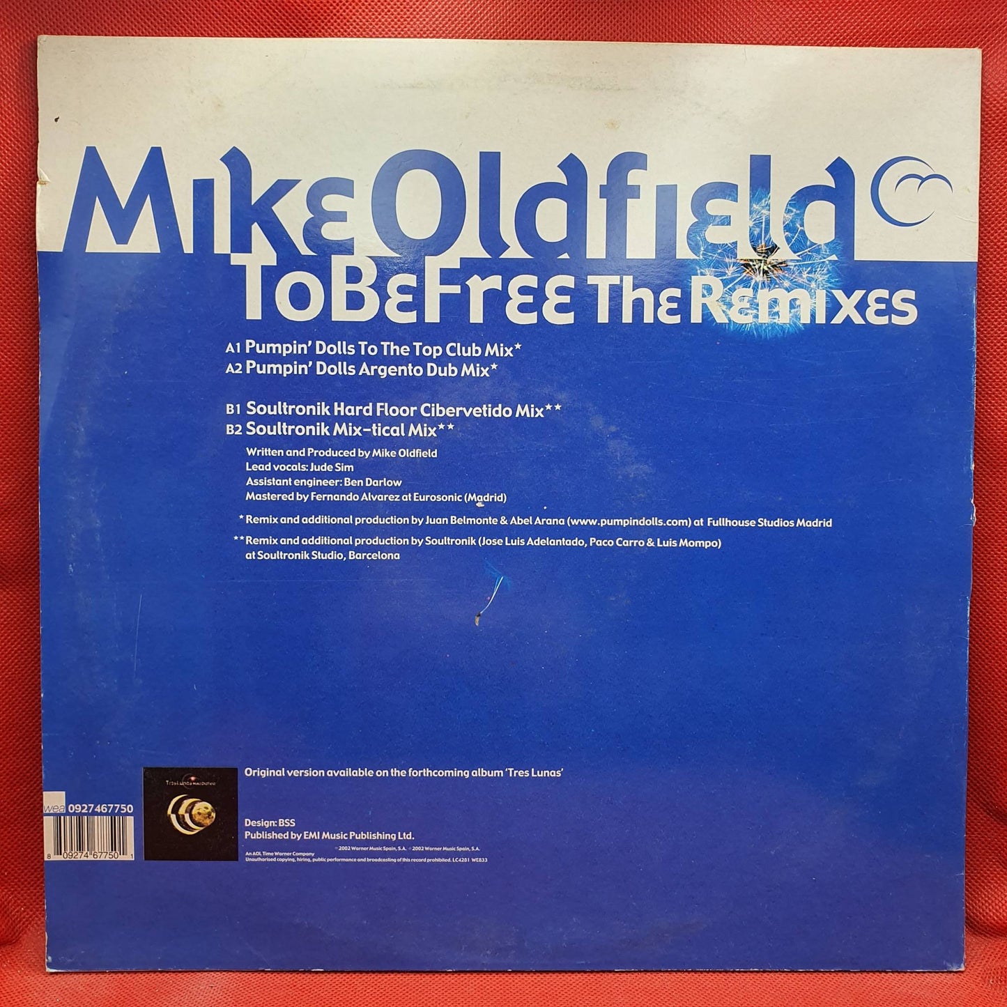 Mike Oldfield ‎– To Be Free