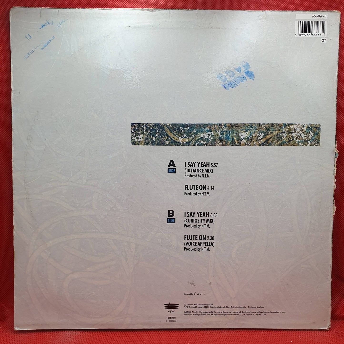 Secchi Featuring Orlando Johnson ‎– I Say Yeah