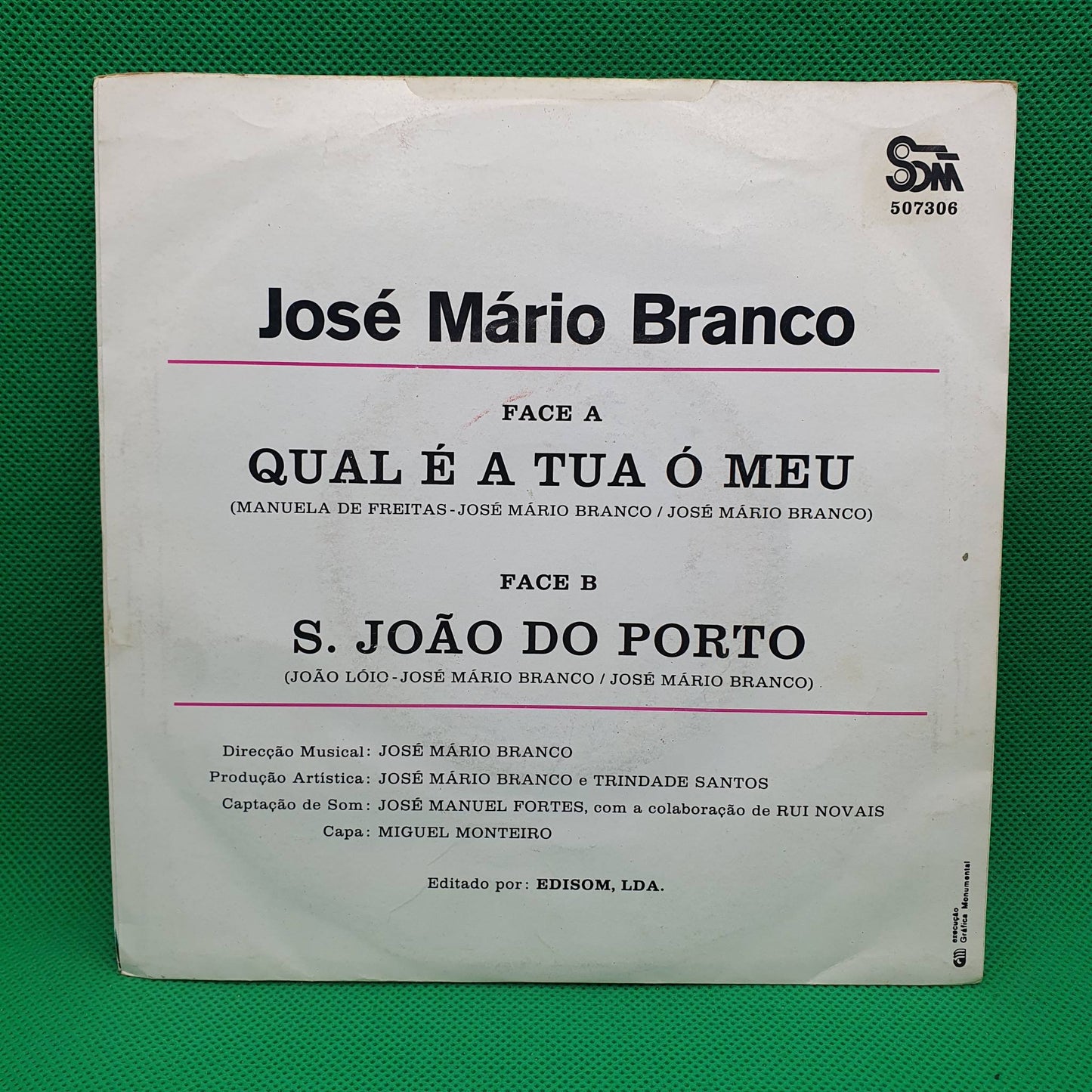 José Mário Branco – Qual É A Tua, Ó Meu?