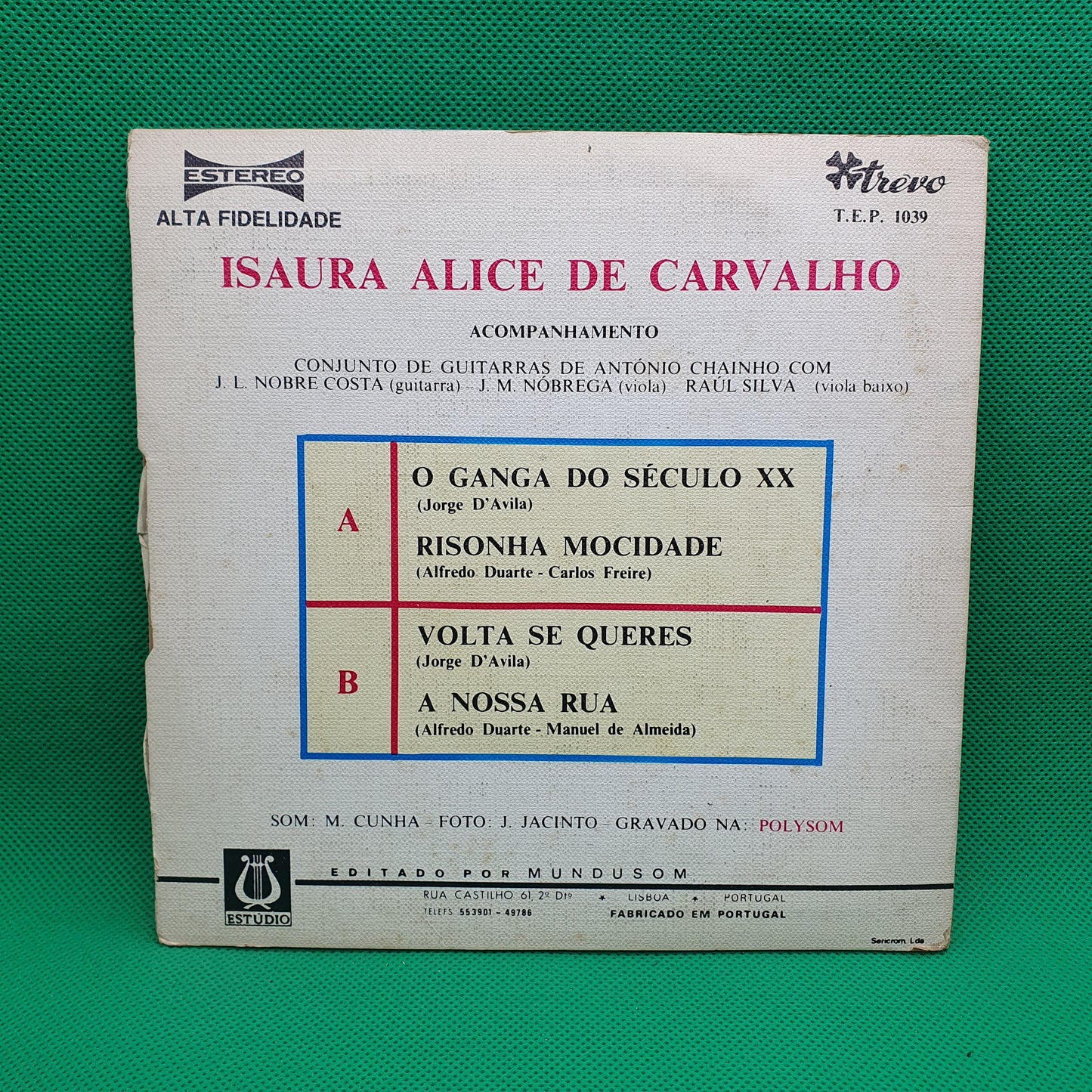 Isaura Alice de Carvalho – O Ganga do Século XX - Risonha Mocidade