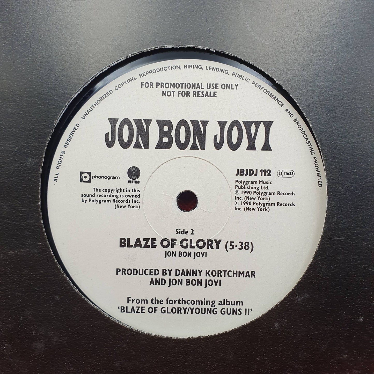 Jon Bon Jovi ‎– Blaze Of Glory
