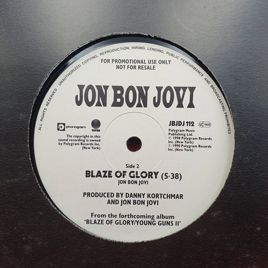 Jon Bon Jovi ‎– Blaze Of Glory