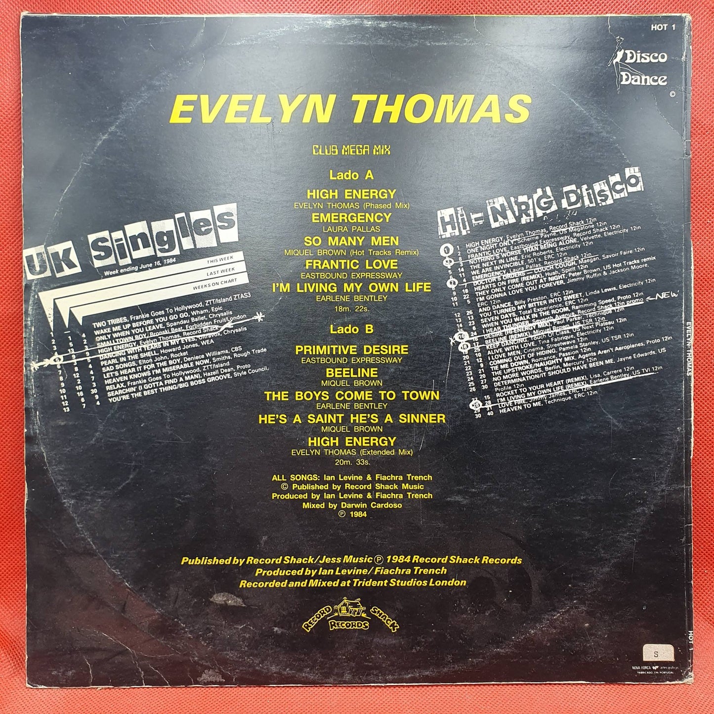 Evelyn Thomas ‎– High-Energy