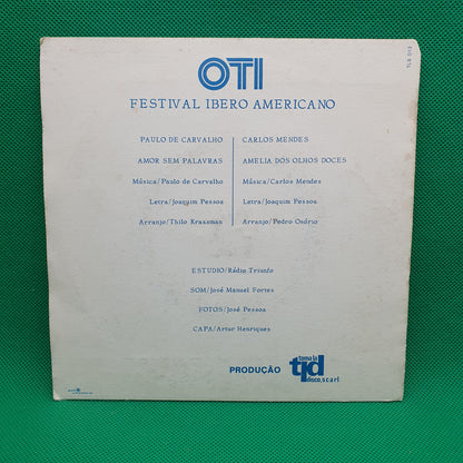 Paulo De Carvalho, Carlos Mendes – OTI Festival Ibero Americano