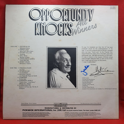 Various ‎– Opportunity Knocks All Winners