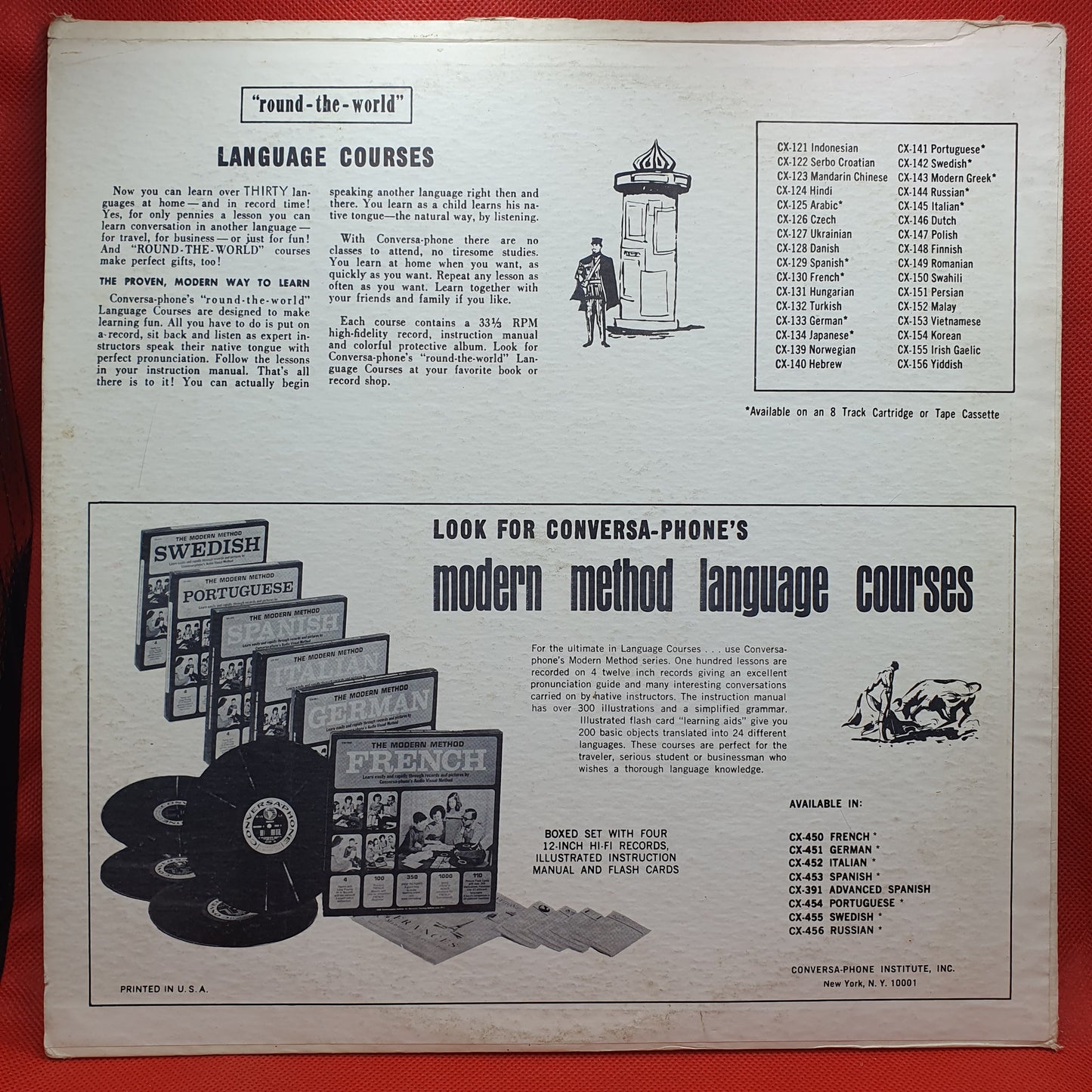 Conversa-Phone's Round-The-World Portuguese Language Record Course