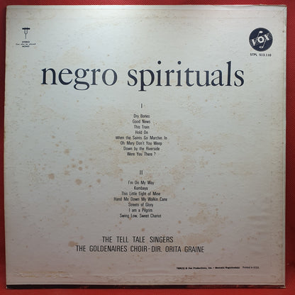 The Tell Tale Singers, The Goldenaires Choir ‎– Negro Spirituals