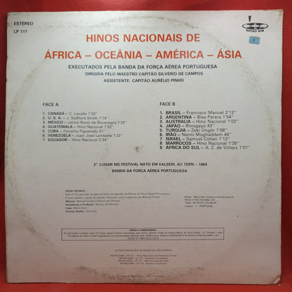 Banda Da Força Aérea Portuguesa ‎– Hinos Nacionais De África - Oceânia - América - Ásia