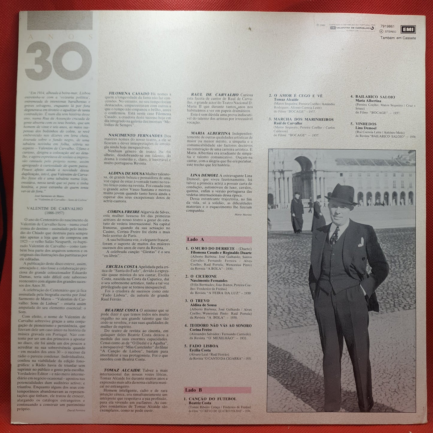 Various ‎– Valentim de Carvalho - Anos 30