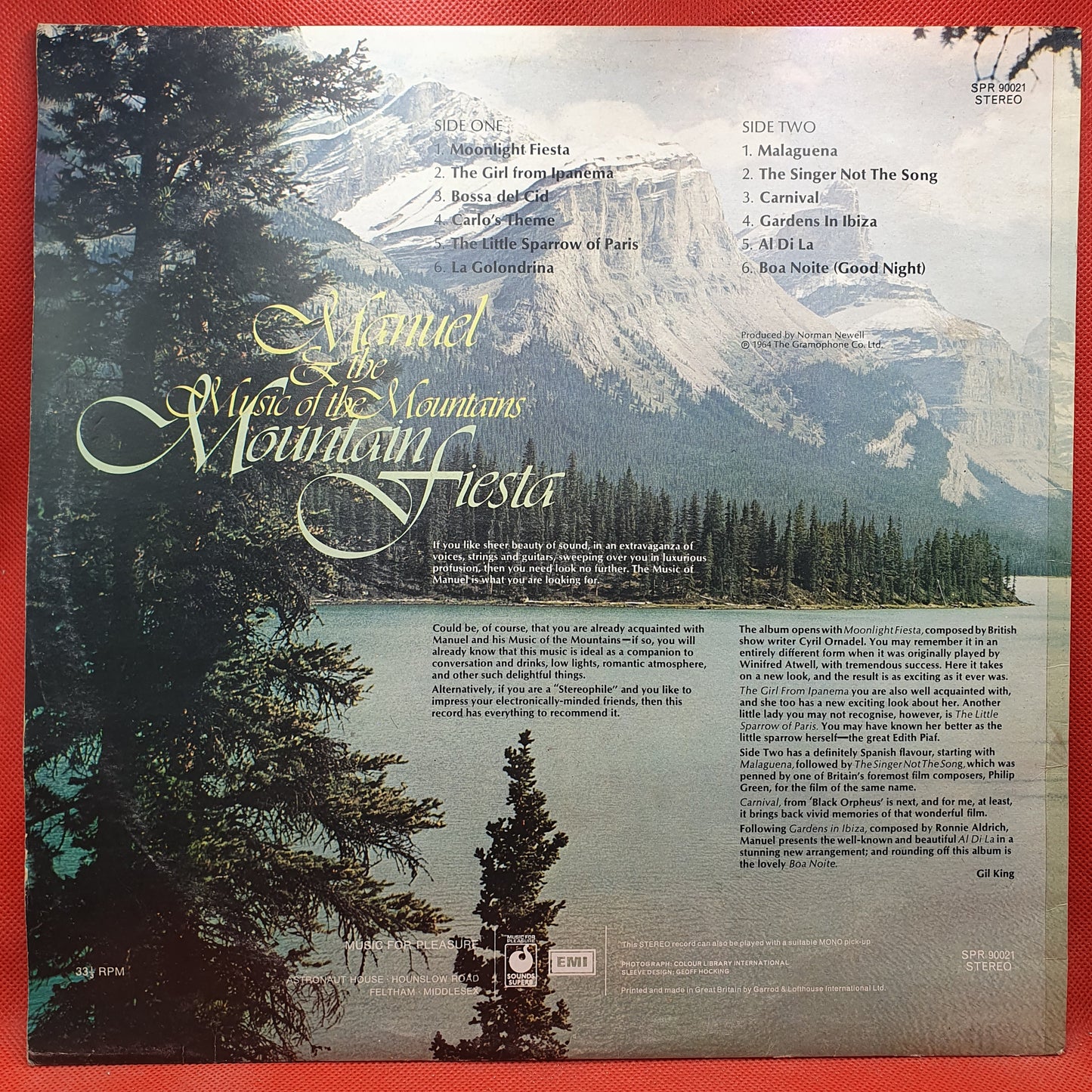 Manuel & The Music Of The Mountains ‎– Mountain Fiesta