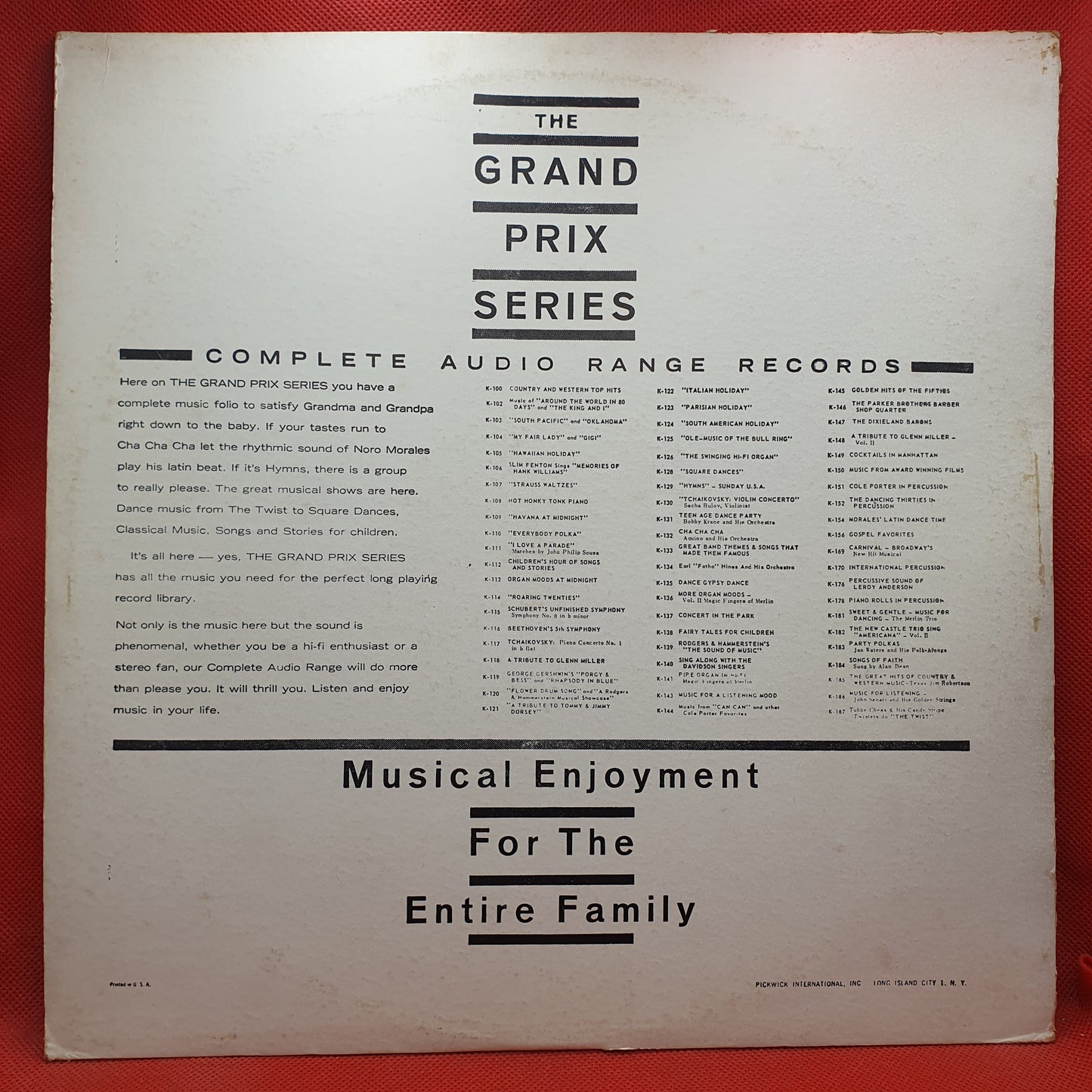 Various ‎– The Greatest! In Person!