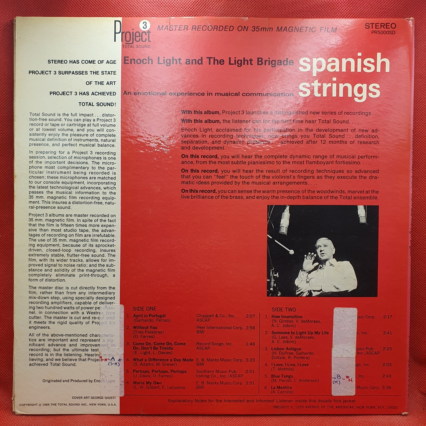 Enoch Light And The Light Brigade ‎– Spanish Strings