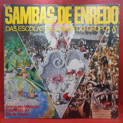Various ‎– Sambas De Enredo Das Escolas De Samba Do Grupo 1A* (Gravações Originais Carnaval 87 Rio De Janeiro)