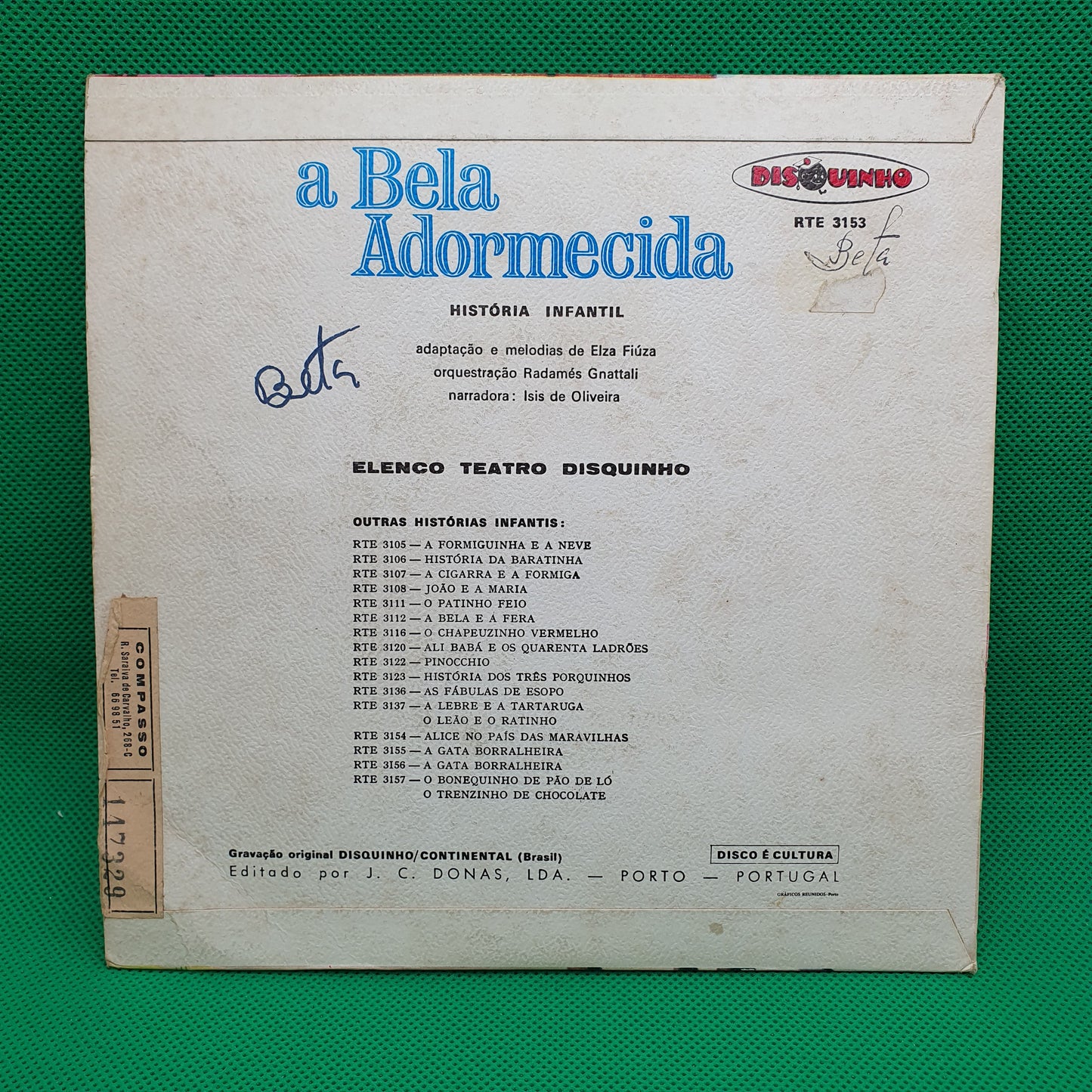 Teatro Disquinho, Isis de Oliveira – A Bela Adormecida