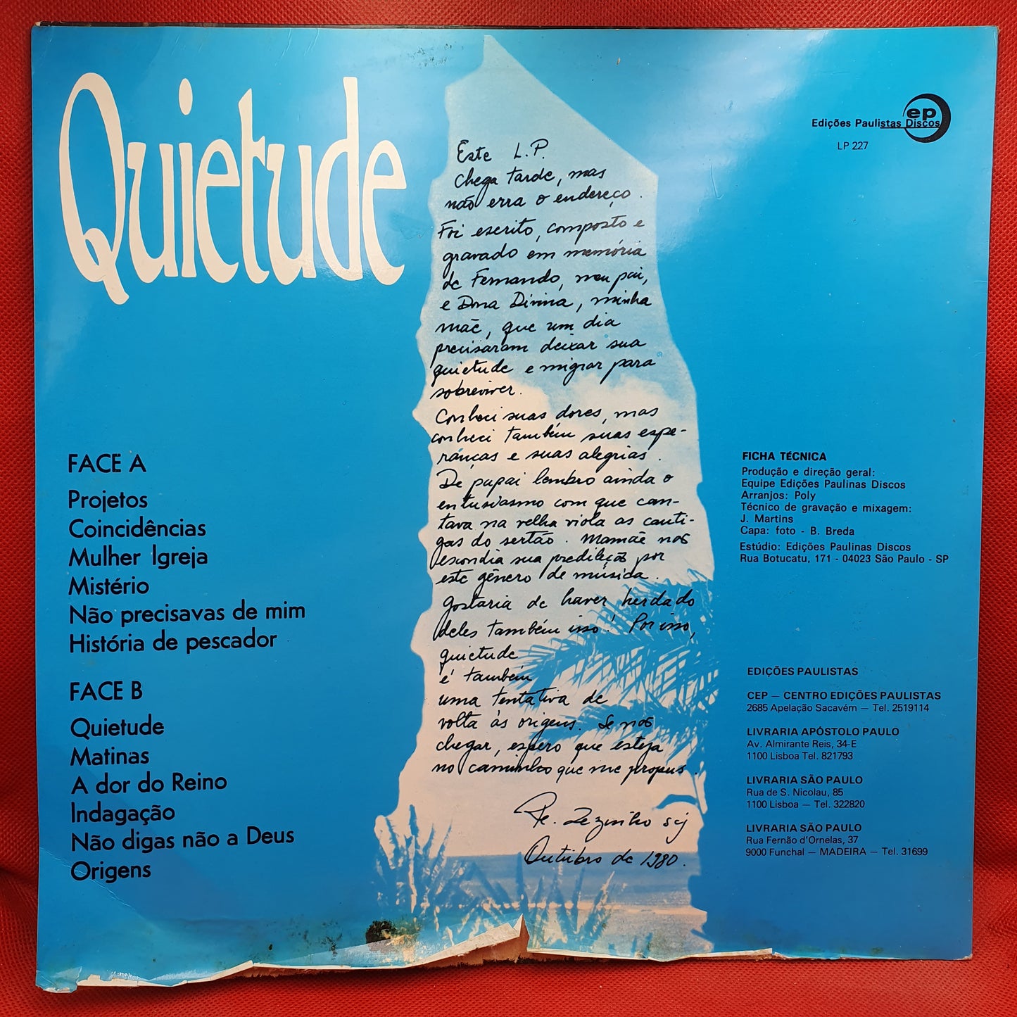 Padre Zezinho – Quietude