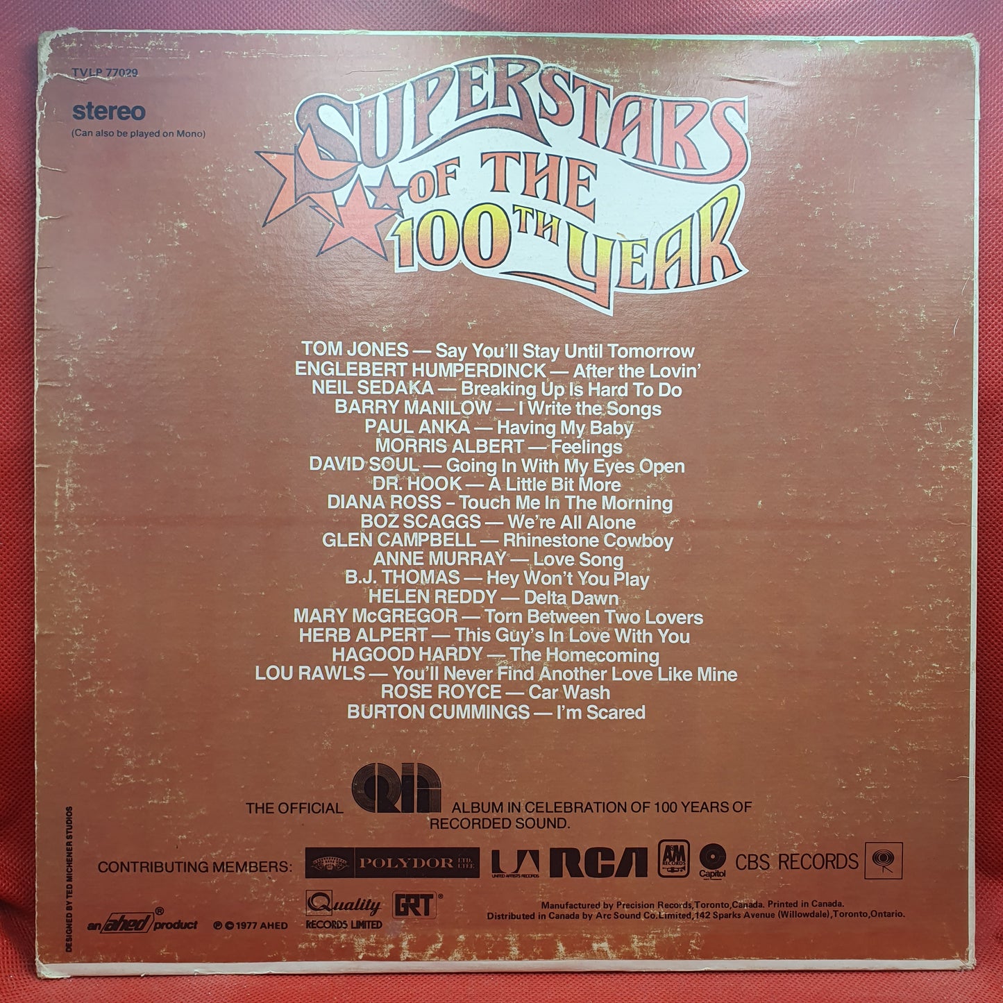 Various ‎– Superstars Of The 100th Year