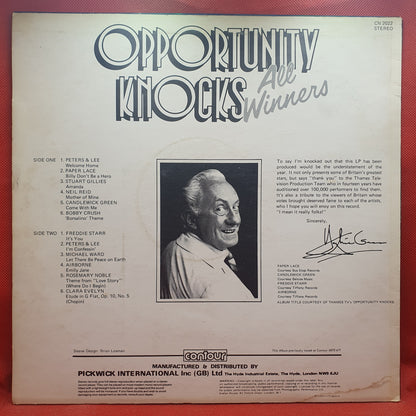 Various ‎– Opportunity Knocks All Winners