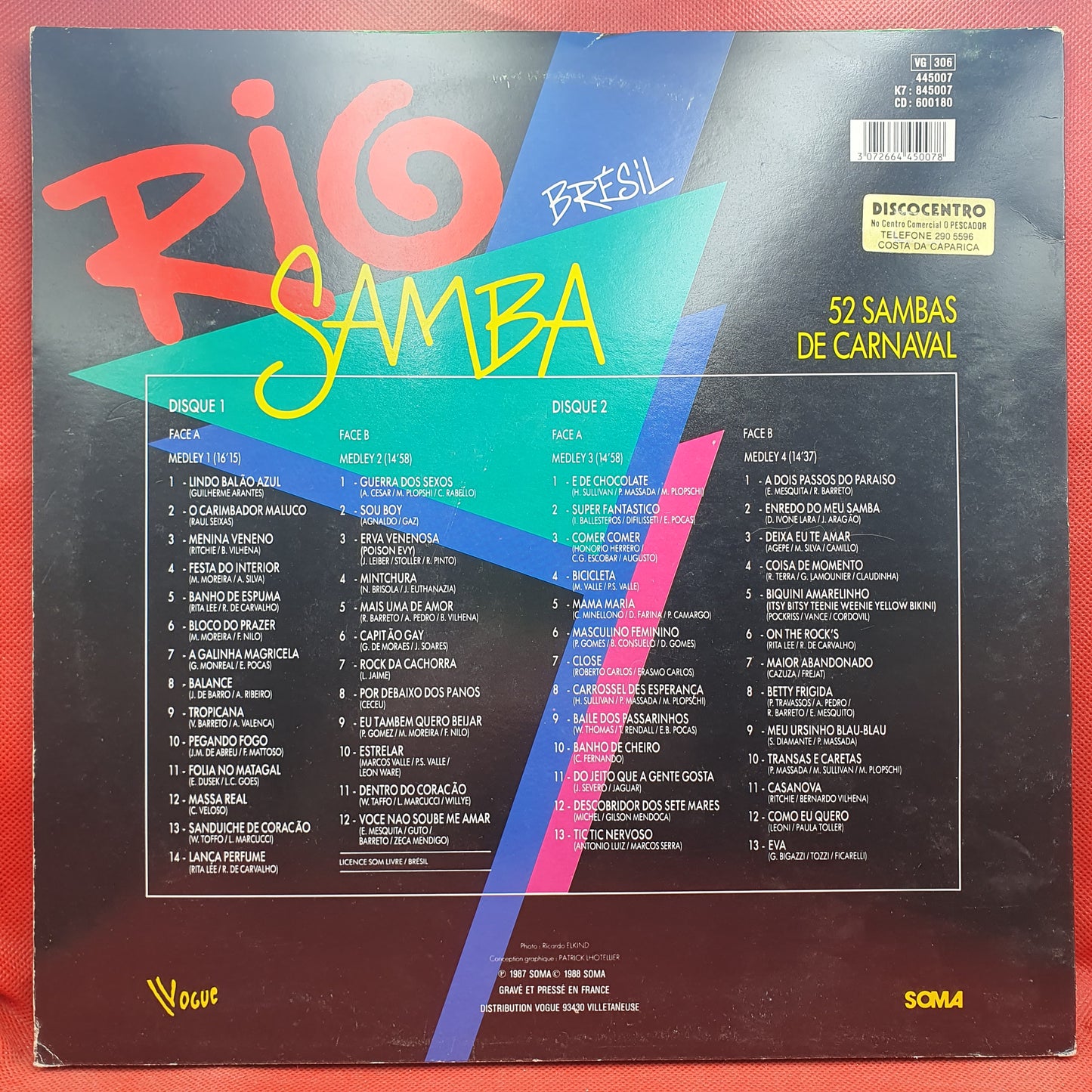 Unknown Artist ‎– Rio Samba