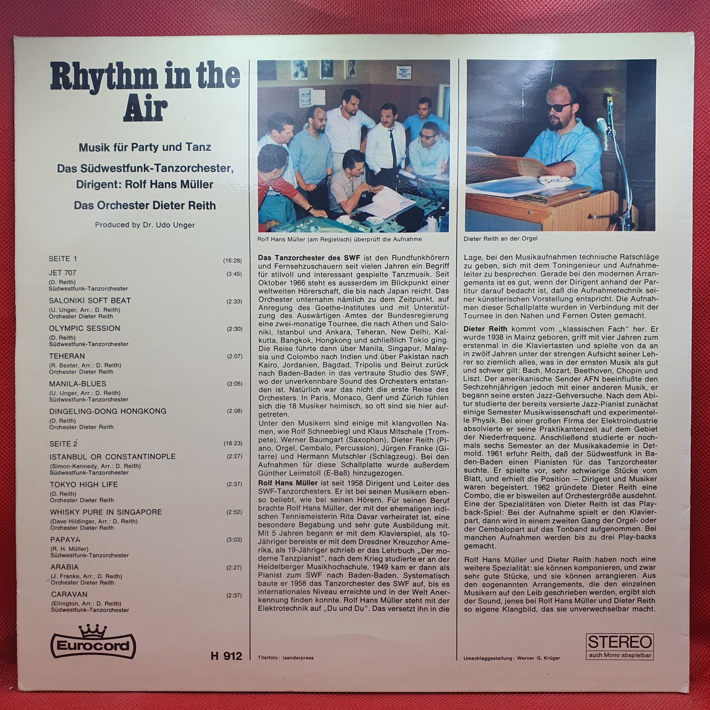 Südwestfunk - Tanzorchester Rolf Hans Müller Rhythm In The Air