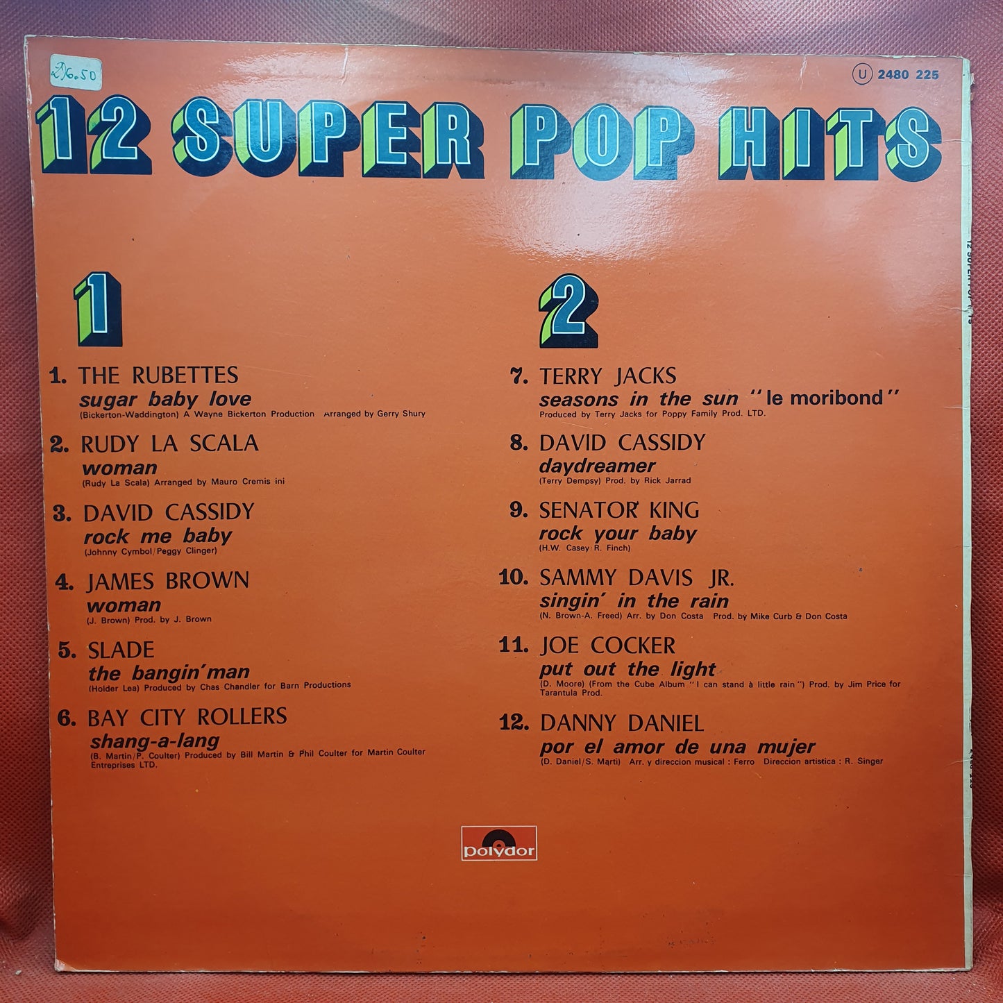 Various ‎– 12 Super Pop Hits