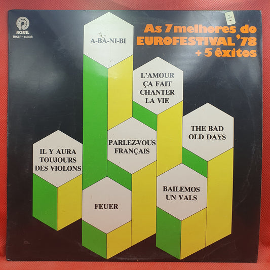 Various ‎– As 7 Melhores do Eurofestival '78 + 5 Êxitos