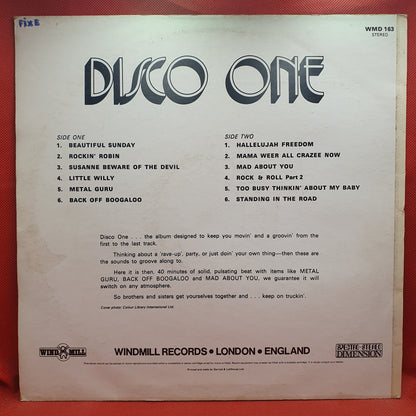 Unknown Artist ‎– Disco One