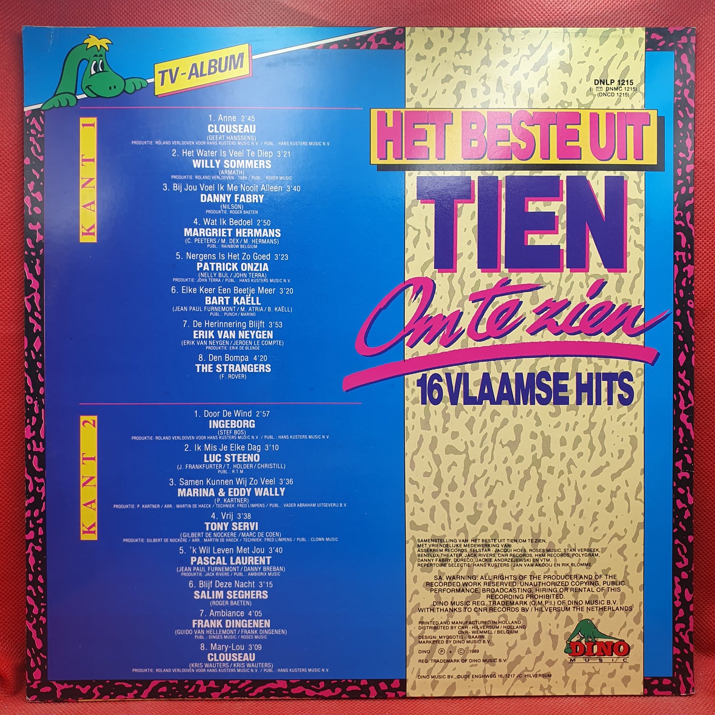 Various ‎– Het Beste Uit Tien Om Te Zien - 16 Vlaamse Hits